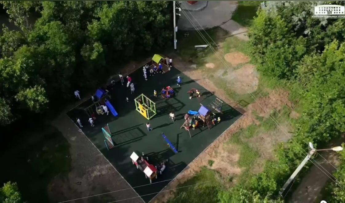 Тәуелсіздік саябағында жаңа ойын алаңы ашылды