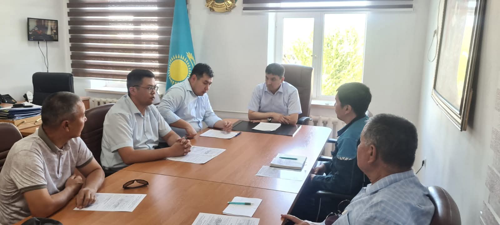 ҚҰРЫЛЫС НЫСАНДАРЫНДА ӨНДІРІСТІК ЖАРАҚАТТАНУДЫҢ  АЛДЫН АЛУ ЖӨНІНДЕ ЖИНАЛЫС ӨТТІ