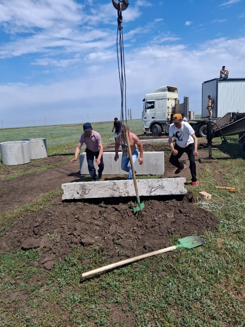 Ждановка ауылында ветеринариялық пункттің құрылысы басталды.