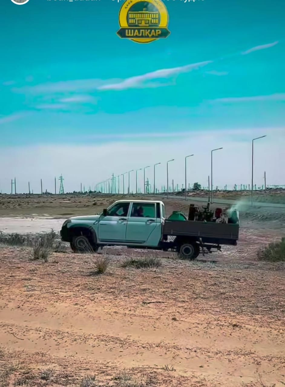 Қаламызда үйірлі шегірткеге қарсы күрес күшейтілген режимде жүргізілуде