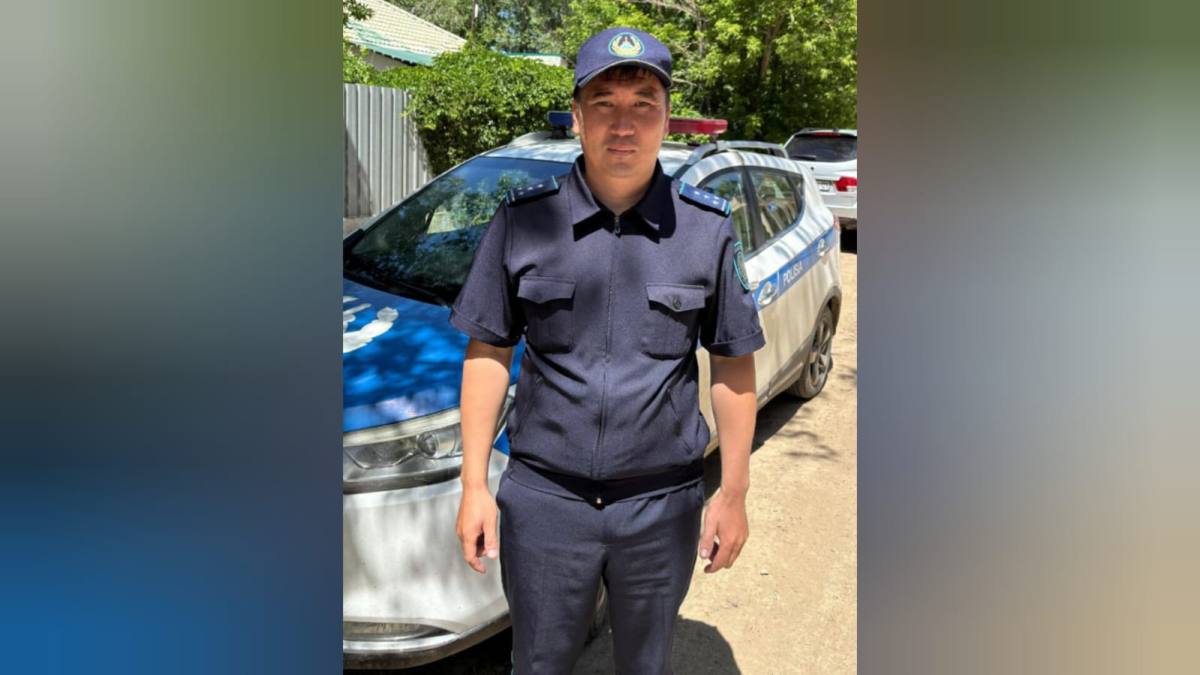 Жезқазғанда полицей жасөспірімнің өмірін құтқарып қалды