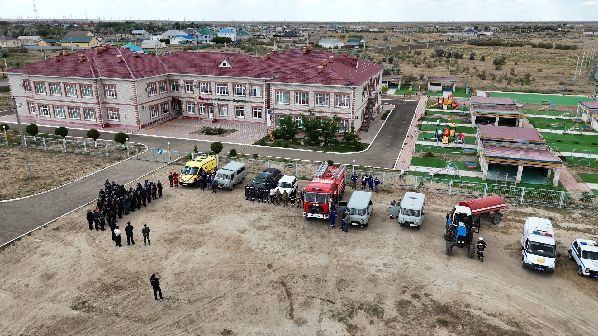 Терроризмге қарсы күрес жөніндегі Индер, Махамбет, Құрманғазы және Исатай аудандық жедел штабтарымен өткізілген жедел-тактикалық оқу-жаттығулар туралы