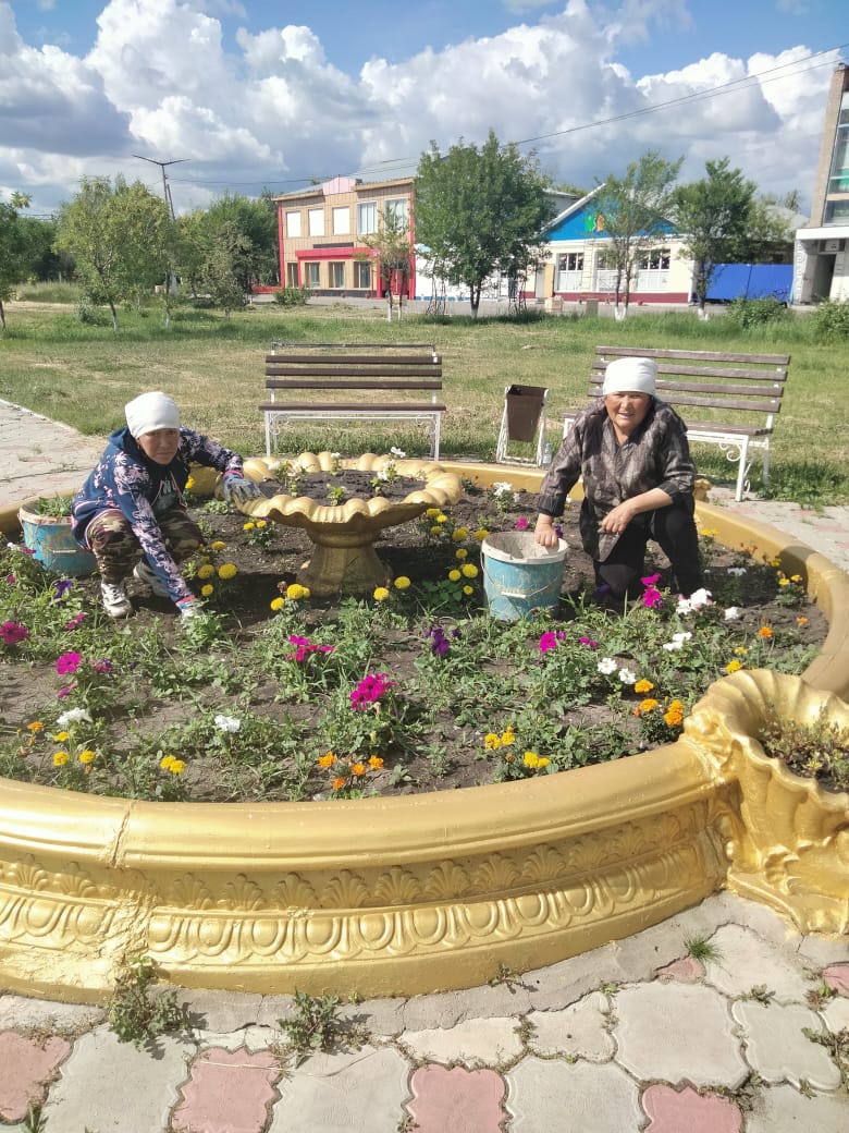 Ұзынкөл ауылдық округінде абаттандыру жұмыстары жалғасуда