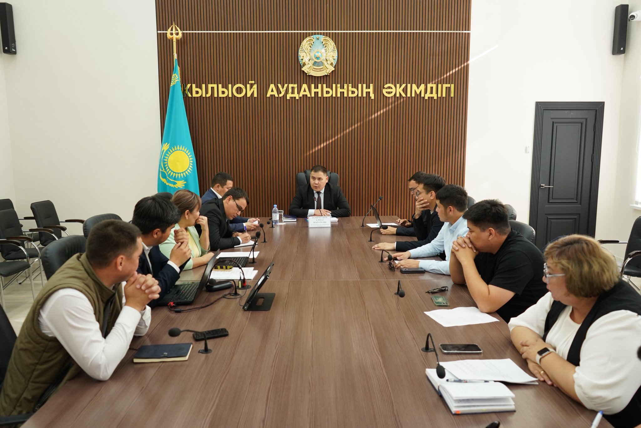 «Таза Қазақстан» акциясы аясында аудандық мәжіліс өтті