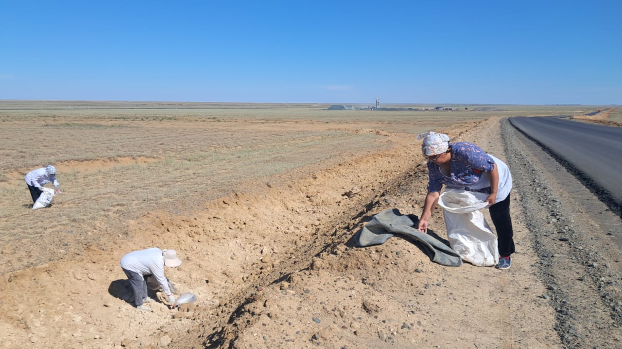Округте тазалық жұмыстары жалғасуда