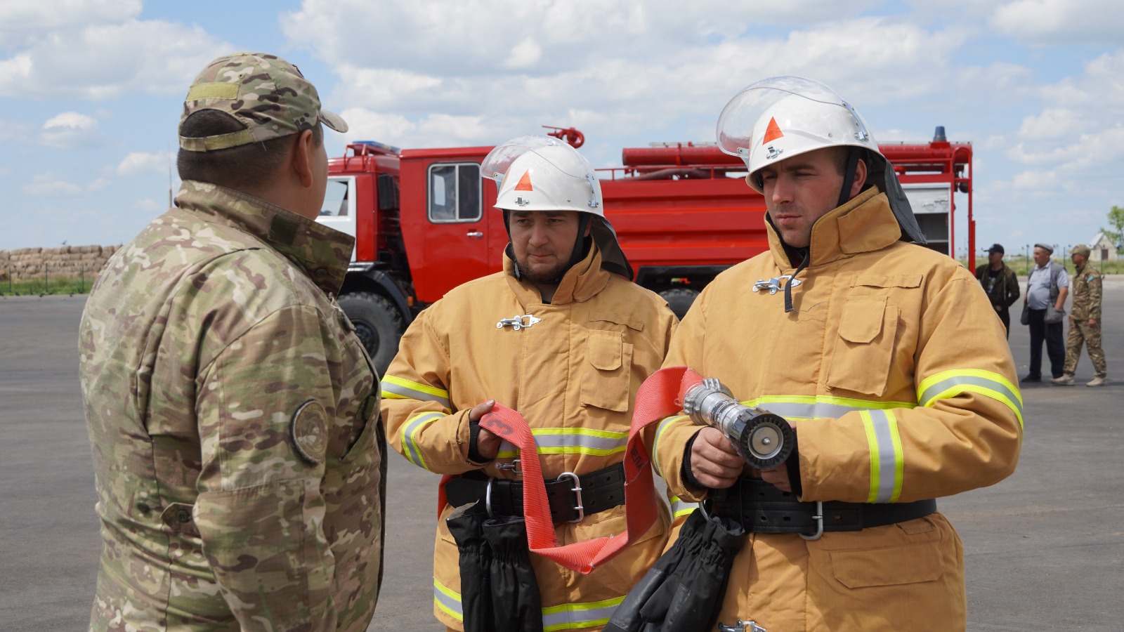 Обучение добровольных пожарных формирований