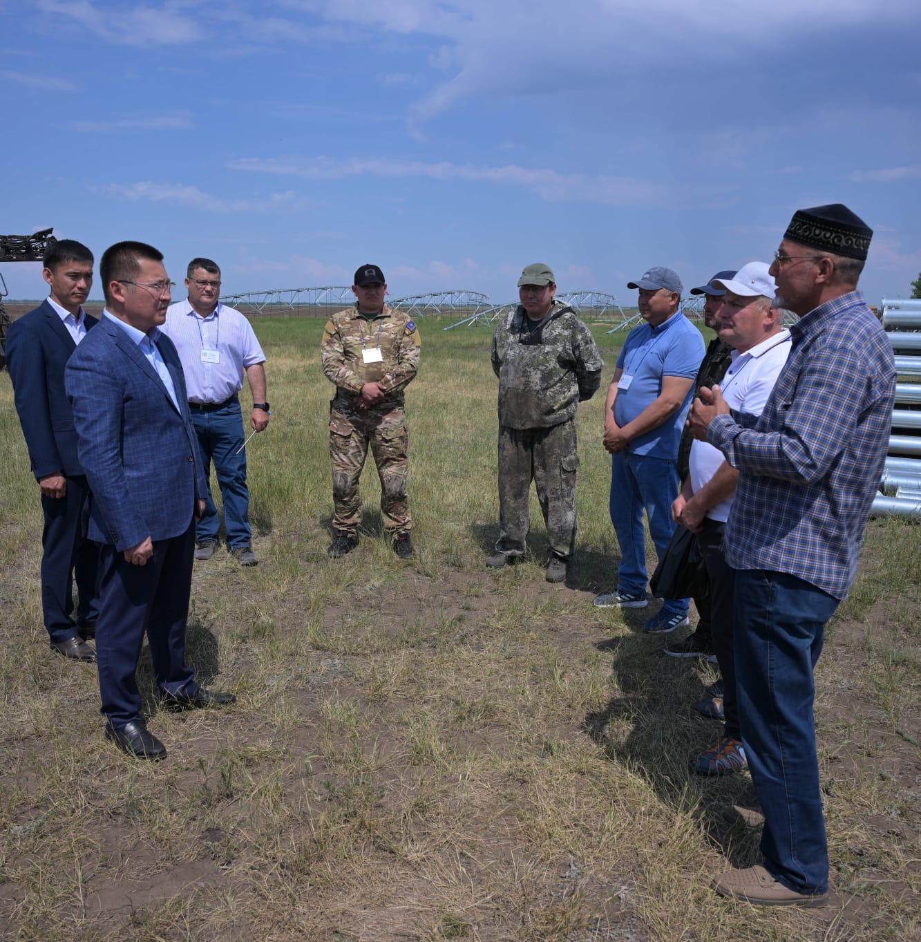 Облыс әкімі жұмыс сапарымен Тереңкөл ауданына барды