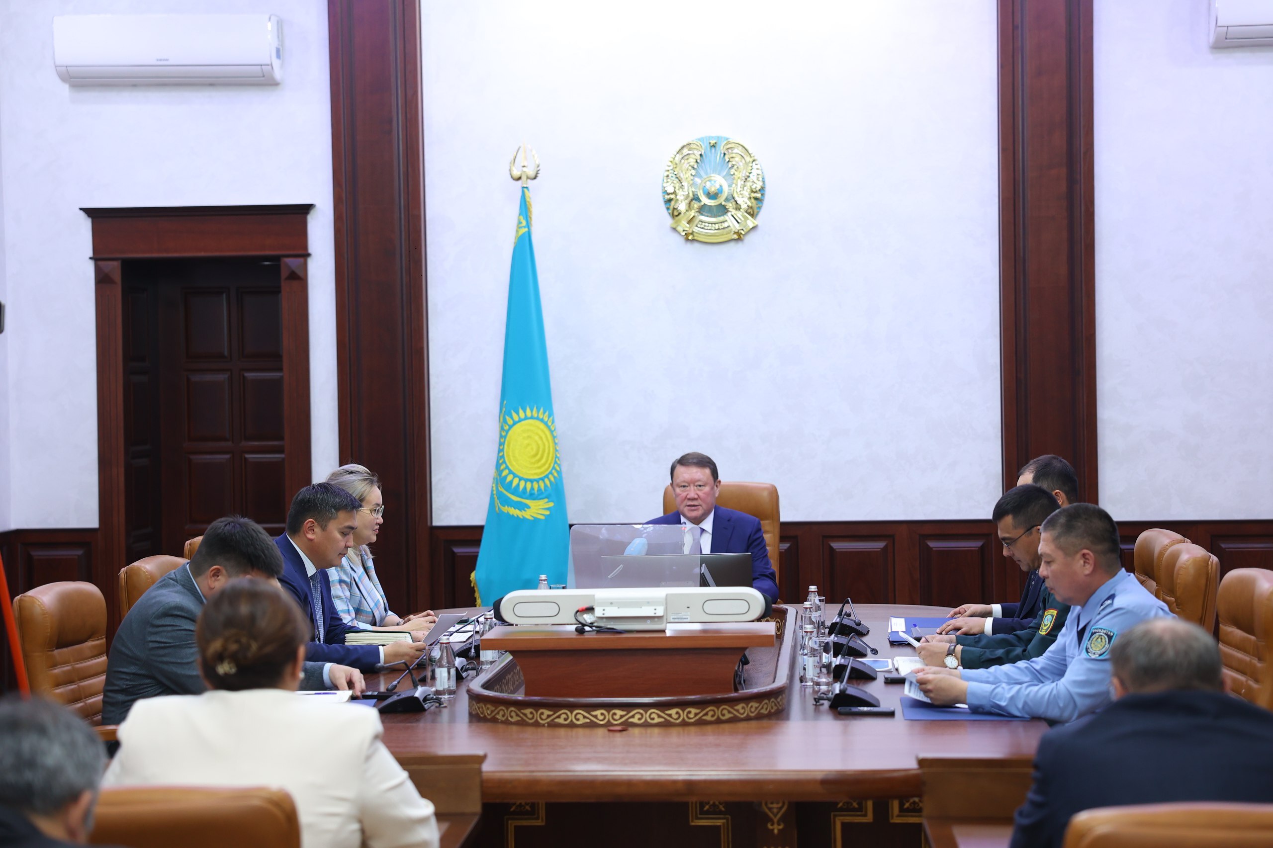 2025 жылғы 3 маусымда әкімдіктің өрт қауіпті кезеңге дайындық және шомылу маусымын ұйымдастыру мәселелері бойынша отырысы өтті.