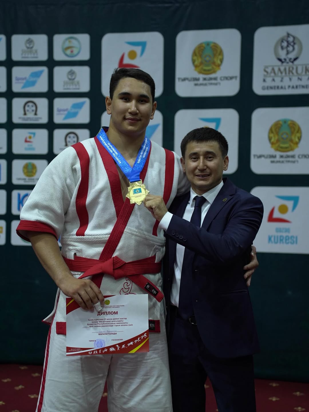 Открытия Чемпионата Республики Казахстан по қазақ күресі