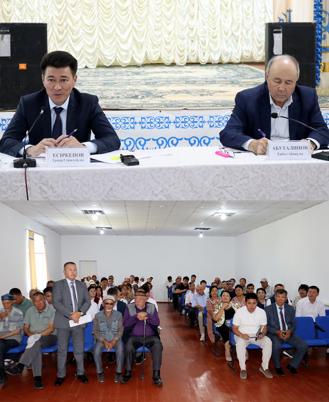 ЕРНАР ЕСІРКЕПОВ ҚАЙЫҢДЫ АУЫЛДЫҚ ОКРУГІ ТҰРҒЫНДАРЫМЕН КЕЗДЕСТІ