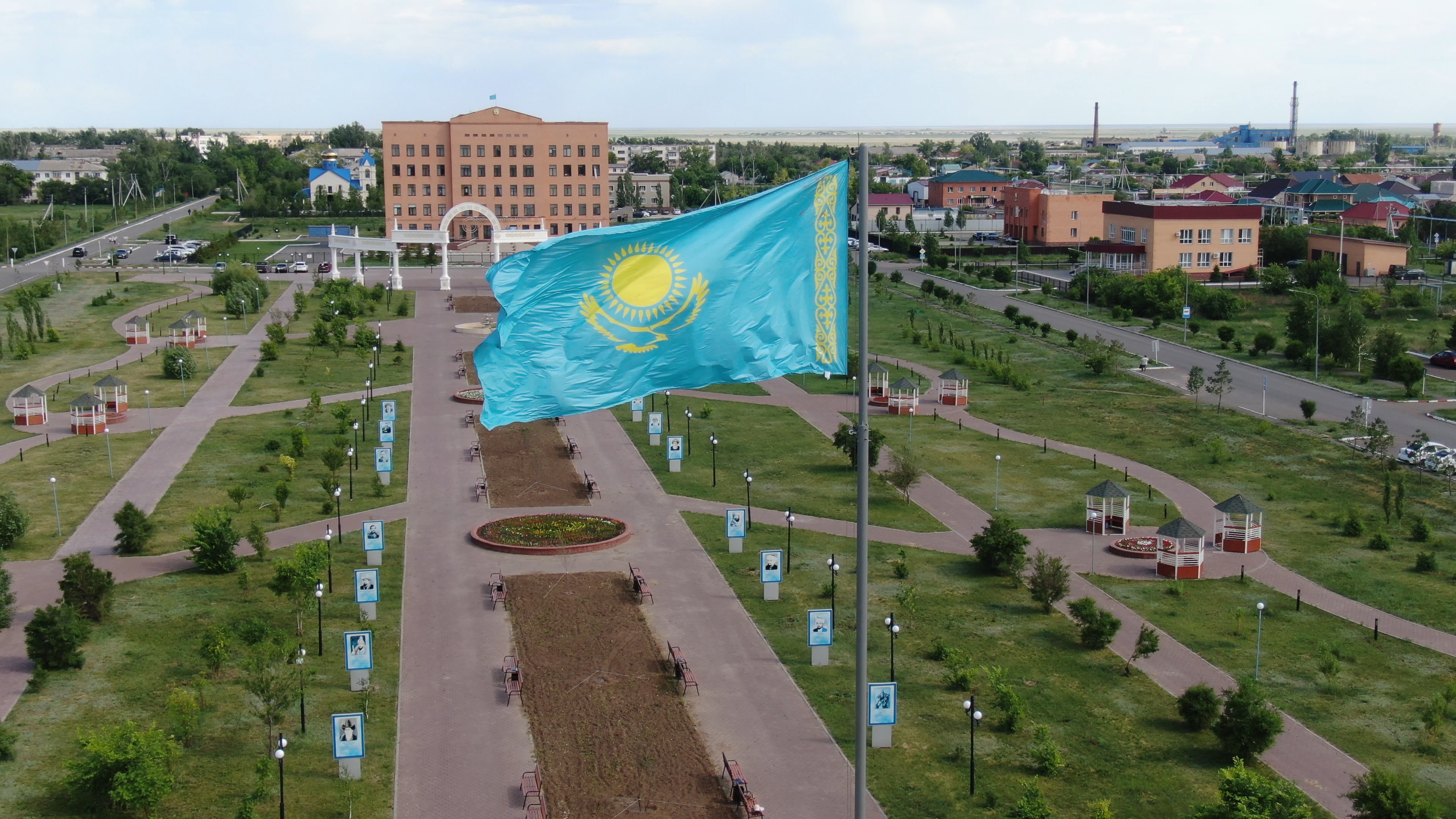 Целиноград ауданында Мемлекеттік рәміздер күніне арналған салтанатты іс-шара өтті