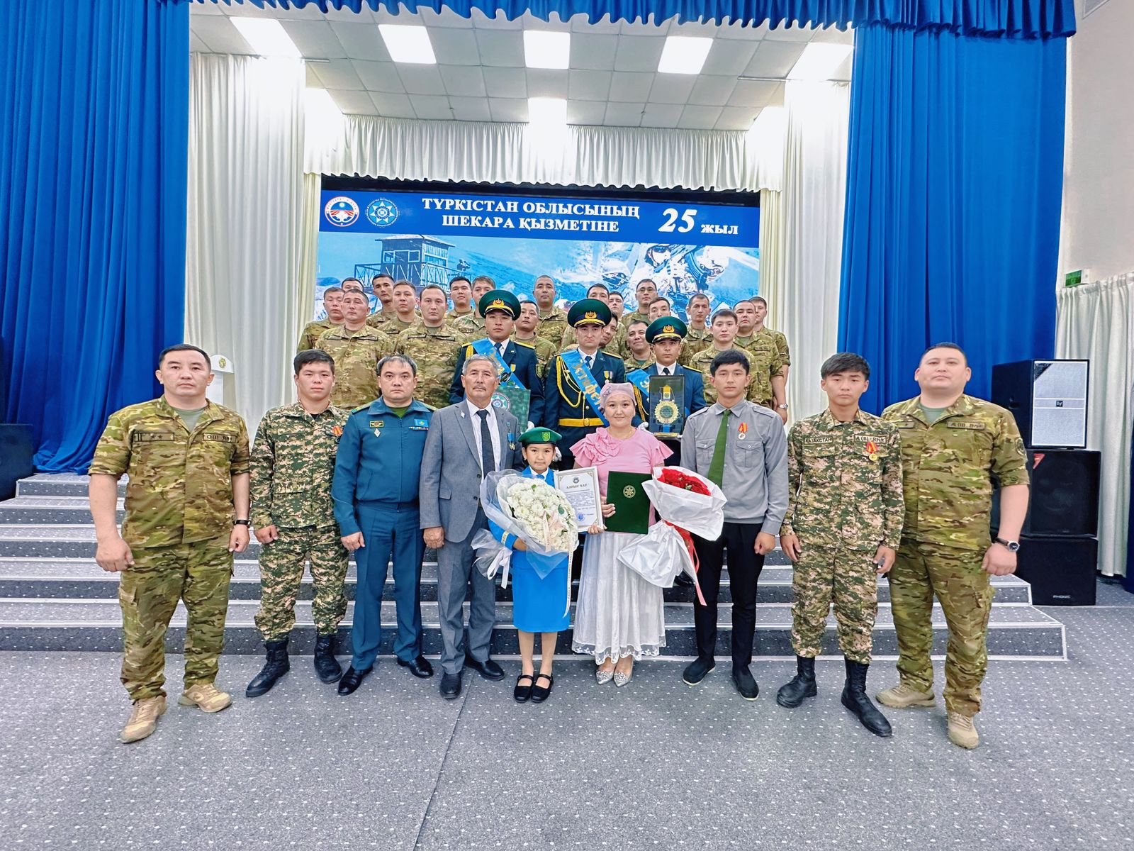 МАҚТААРАЛДА ШЕКАРА ҚЫЗМЕТІНІҢ 25 ЖЫЛДЫҒЫНА ОРАЙ САЛТАНАТТЫ ІС-ШАРА ӨТТІ