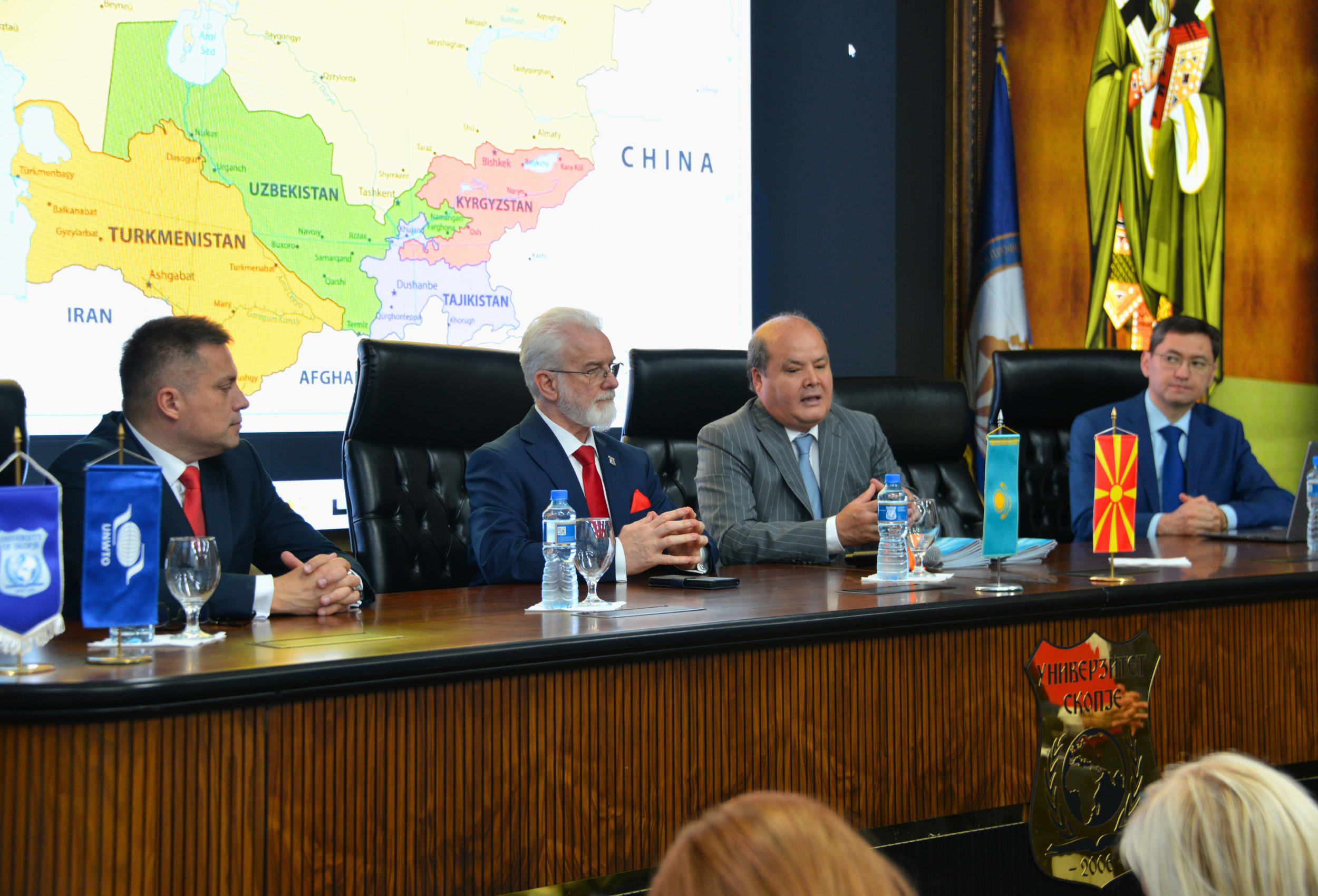Қазақстан Елшісі Скопье университетінде сөз сөйледі
