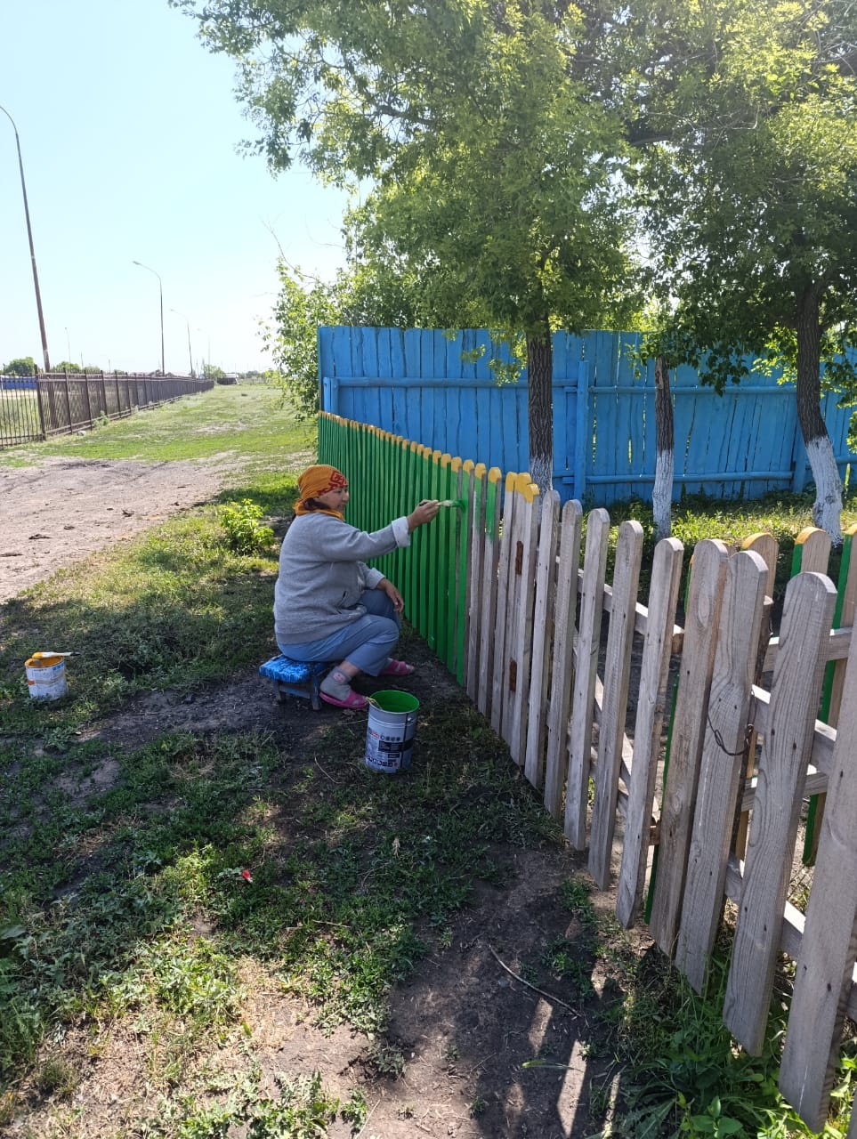 покраска ограждений