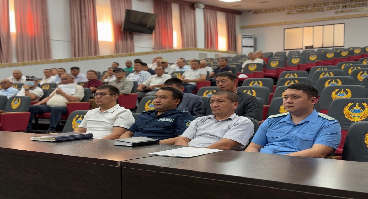 Түркістан облысында жеке күзет ұйым басшыларына терроризмге қарсы түсіндірме профилактикалық шаралары өткізілді