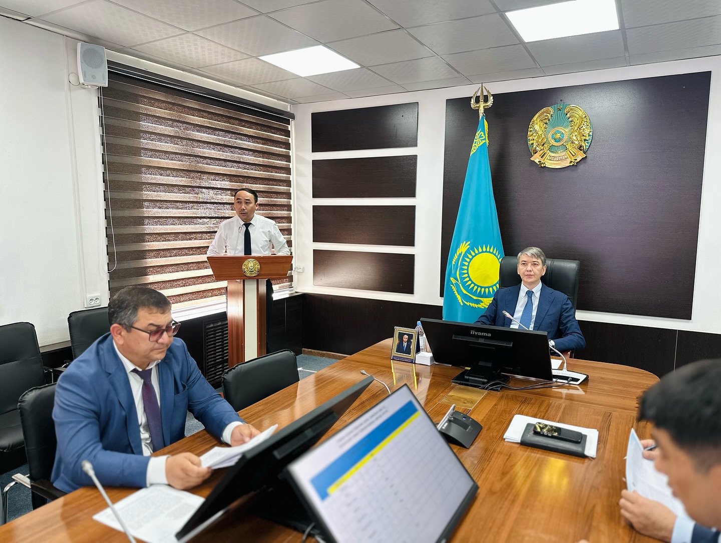 АУДАН АУМАҒЫНДАҒЫ ЖАЙЫЛЫМ ЖЕРЛЕРДІ ҚАЙТАРУ МӘСЕЛЕСІ ТАЛҚЫЛАНДЫ