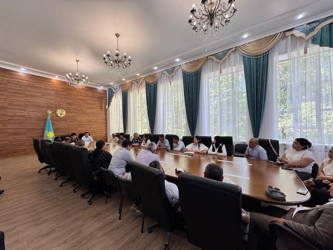 Бөрлі ауданына жұмыс сапары