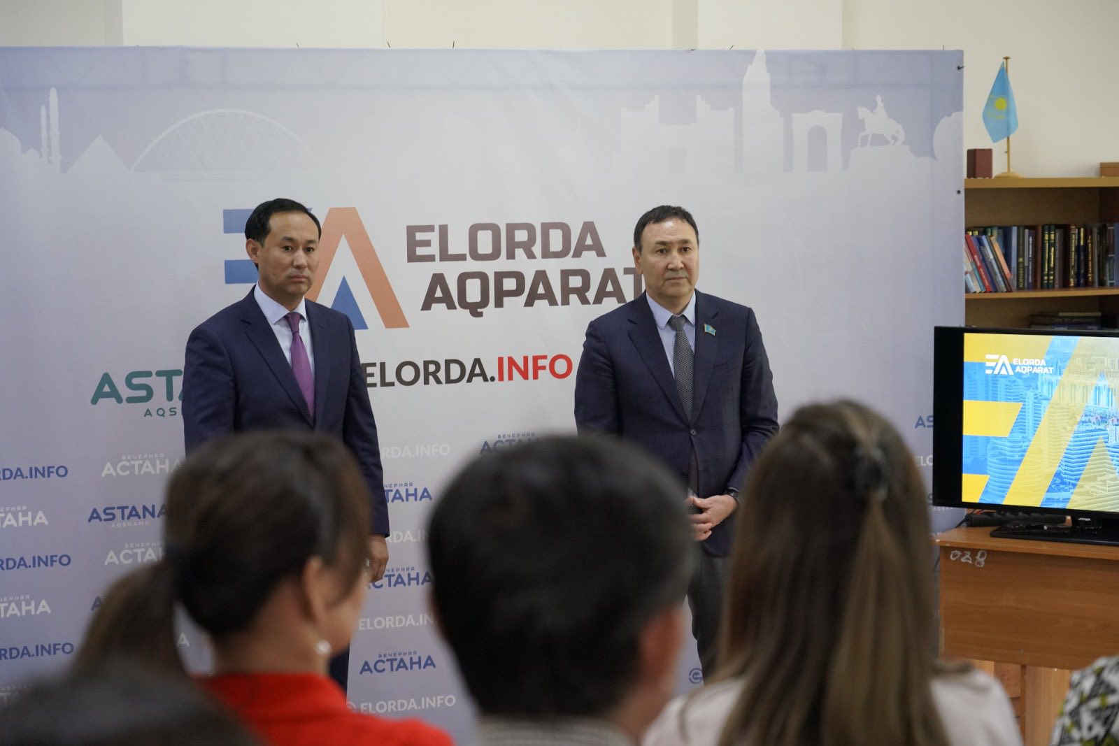 Журналистика күні қарсаңында «Elorda Info» интернет-басылымының ұжымымен, сондай-ақ «Астана Ақшамы» мен «Вечерняя Астана» газеттерінің редакцияларымен кездесу өтті (23.06.2025)