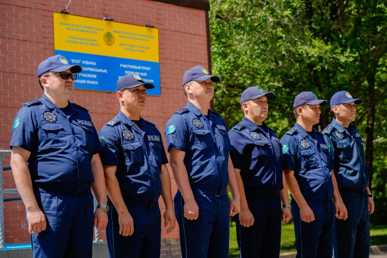 Заң және тәртіп: Есіл ауданында екі жаңа полиция пункті ашылды