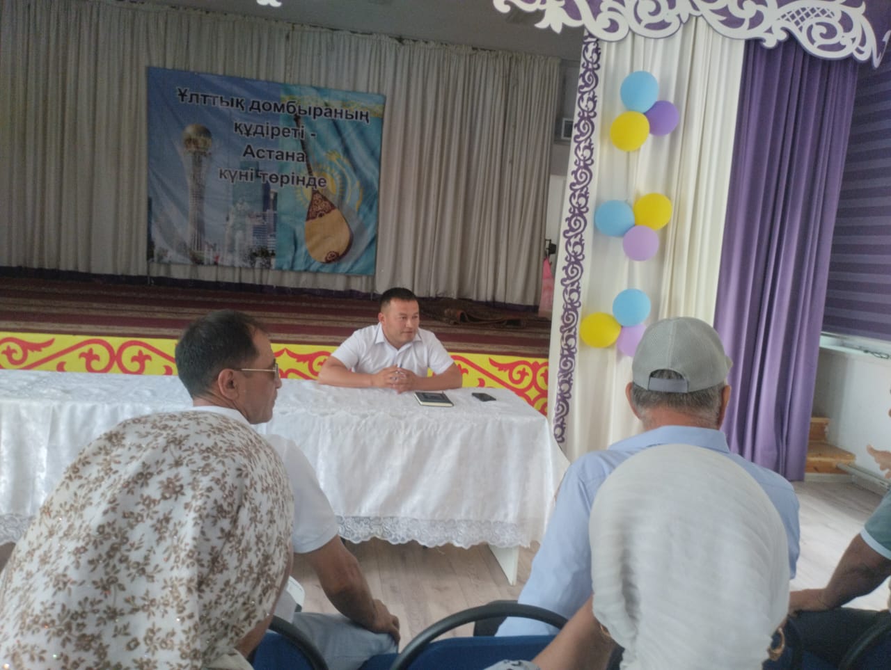 Көгершін ауылдық округі әкімі Ғабит Жүнісбекұлы Қартанбаевтың халықпен кездесуі өтті