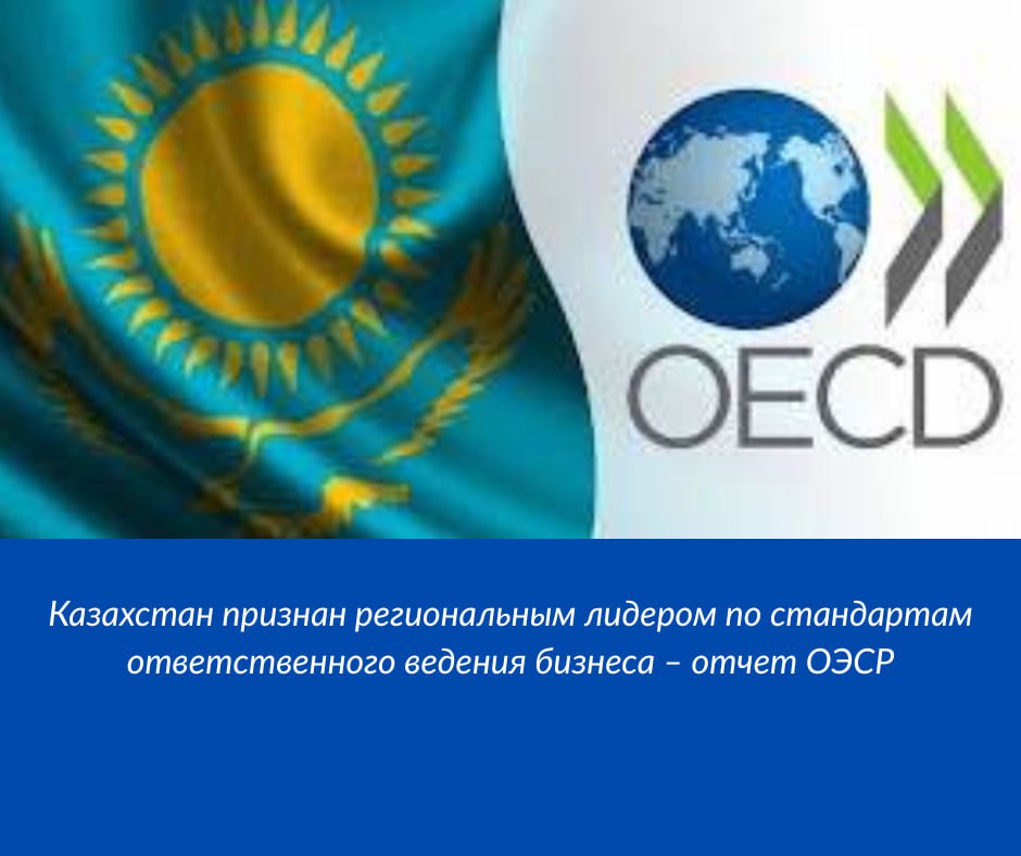 Казахстан признан региональным лидером по стандартам ответственного ведения бизнеса – отчет ОЭСР