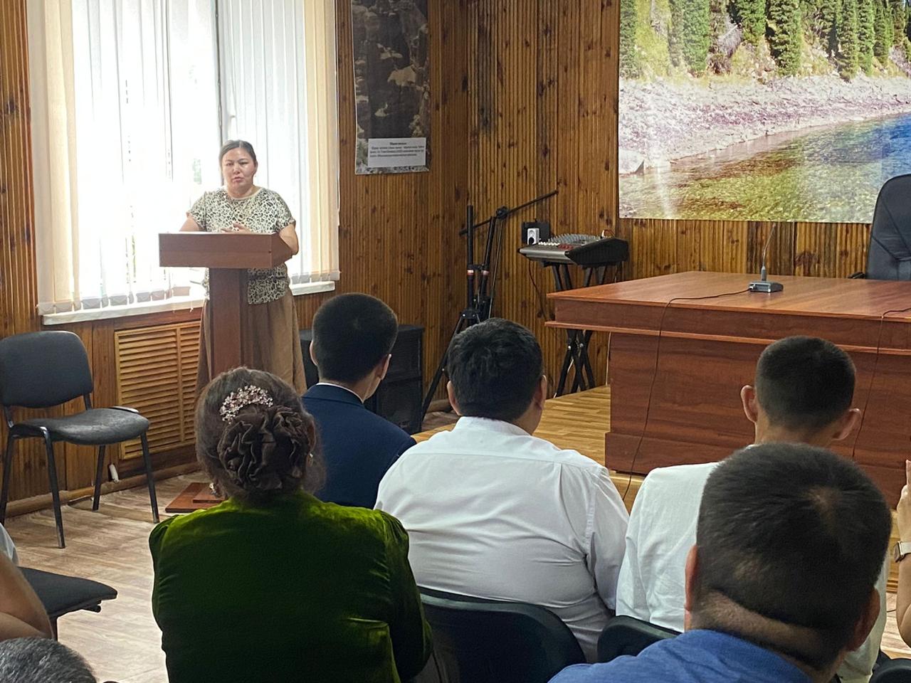 Жетісу облысындағыбалық шаруашылығы субъектілеріне Қазақстан Республикасының заңнамаларына сәйкес балықшаруашылығы субъектілеріне көзделген мемлекеттік қолдау шараларын түсіндіру жұмыстары бойыншажиын өткізілді.