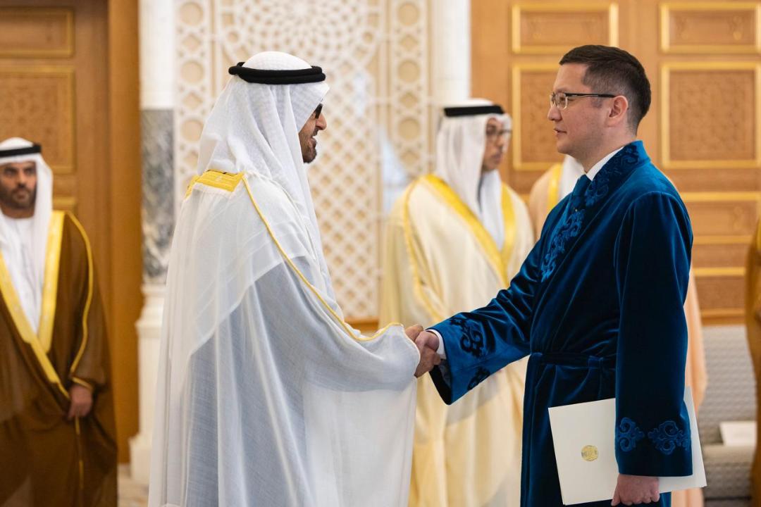 Қазақстан Елшісі Біріккен Араб Әмірліктерінің Президентіне сенім грамоталарын табыстады