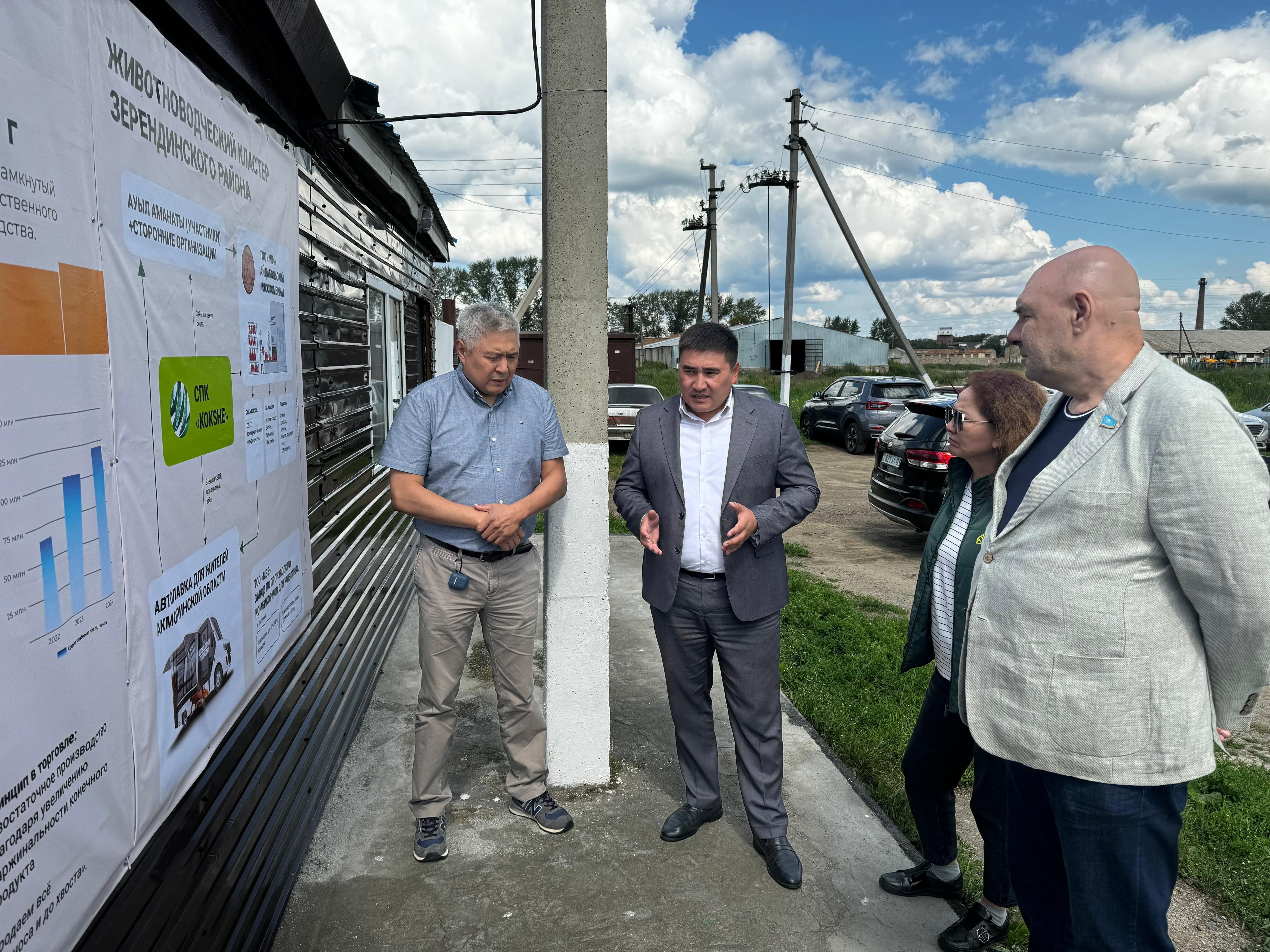 Қазақстан Республикасы Парламенті Мәжілісінің депутаты Николай Арсютин Зеренді ауданына келді