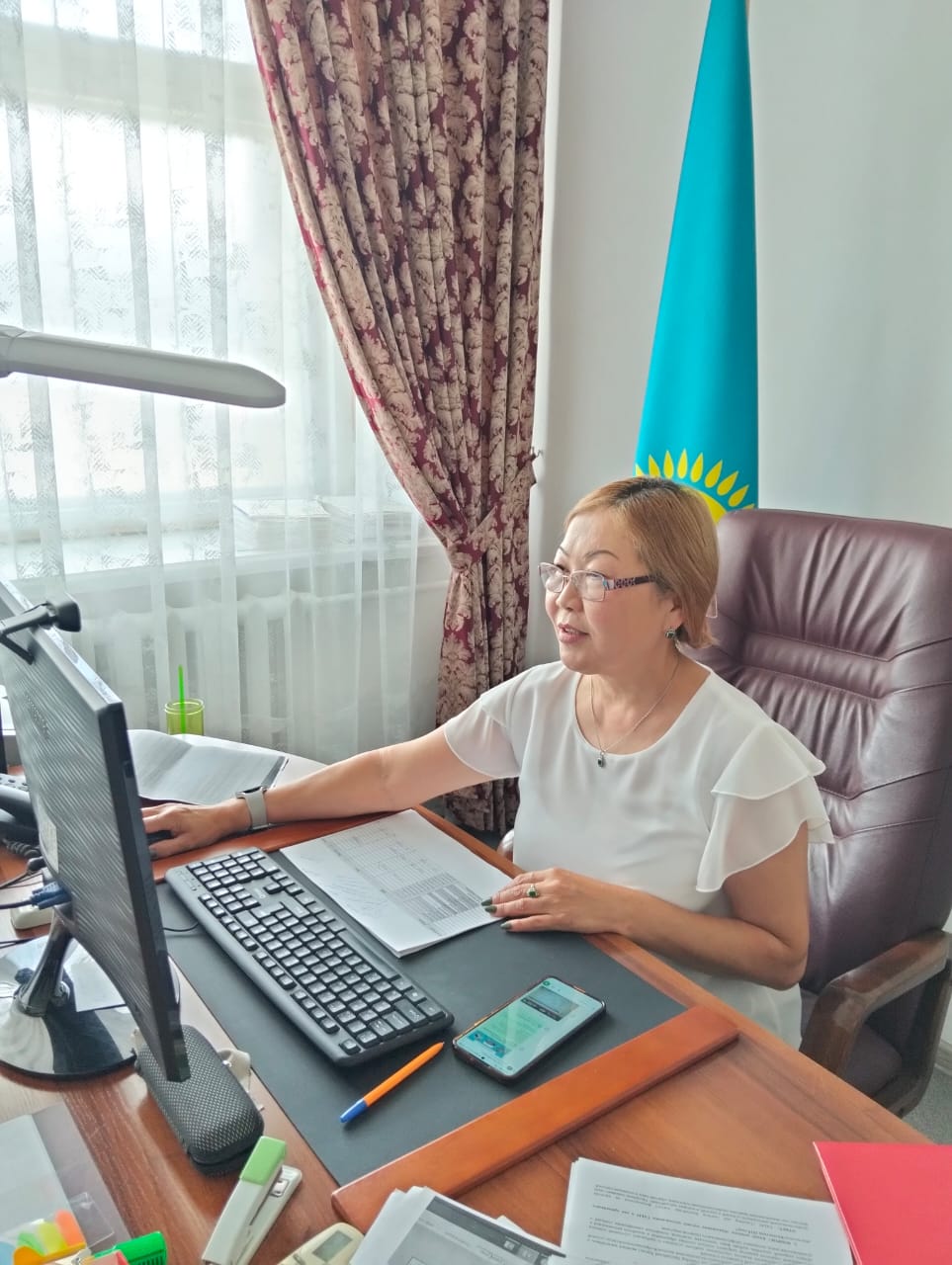 Аудандық, қалалық білім бөлімдерінің басшыларымен білім беру ұйымдарын жаңа 2025-2026 оқу жылына даярлау мәселесі бойынша кеңес