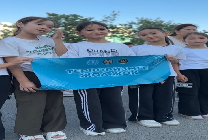 Түркістан облысында жастар арасында терроризмнің алдын алу мақсатында «Терроризмге жол жоқ» атты акциясы ұйымдастырылып өткізілді