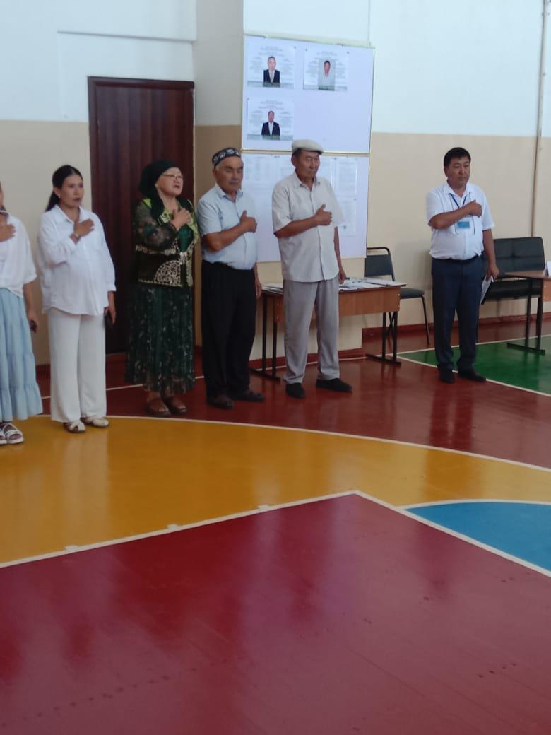 №58 сайлау учаскесінде сайлау басталды.