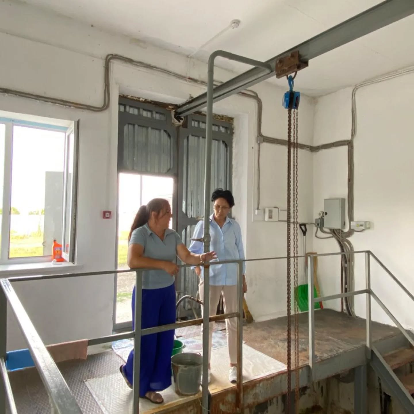 Аудан әкімінің м. а. М.М. Жұмабаева Москворецк ауылдық округіне барды