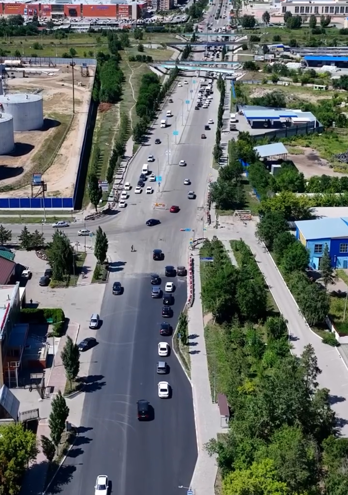 Қостанайда қаланың негізгі көшелеріндегі жол жөндеу жұмыстарының барысы тексерілді
