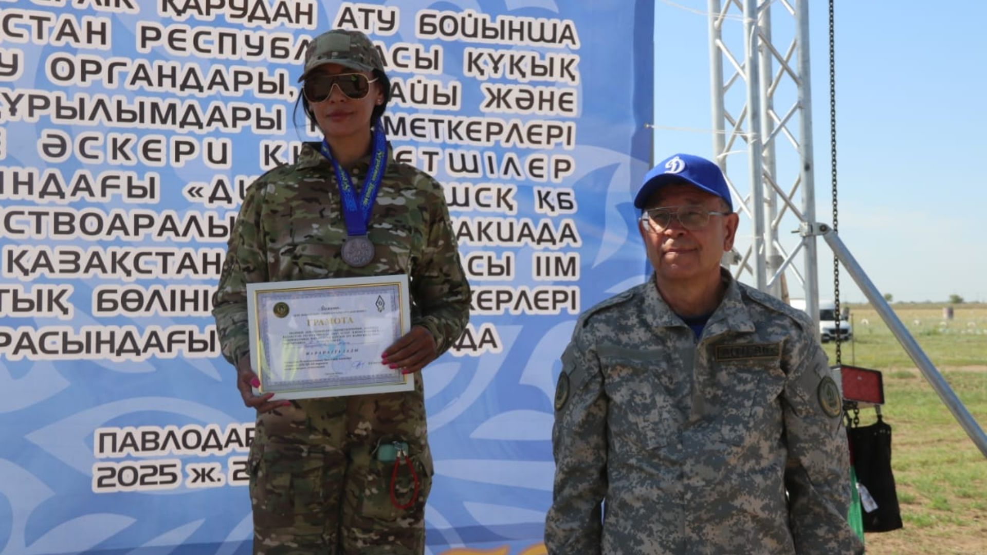 СОТРУДНИЦА СПЕЦПОДРАЗДЕЛЕНИЯ ПОЛИЦИИ АЛМАТИНСКОЙ ОБЛАСТИ ВОШЛА В ТРОЙКУ ЛУЧШИХ СТРЕЛКОВ РЕСПУБЛИКИ