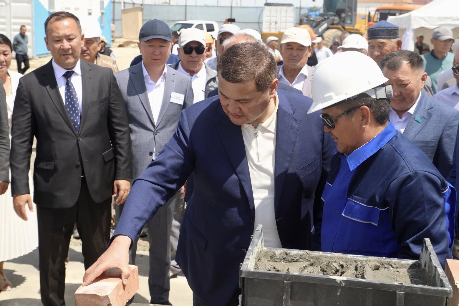 В селе Жаланаш заложен фундамент новой школы