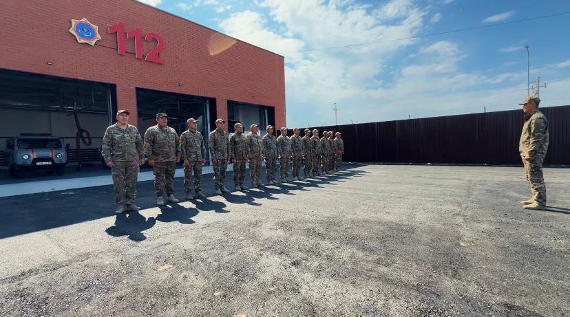 A new fire station has been opened in the village of Zhympity, Syrym district, West Kazakhstan region