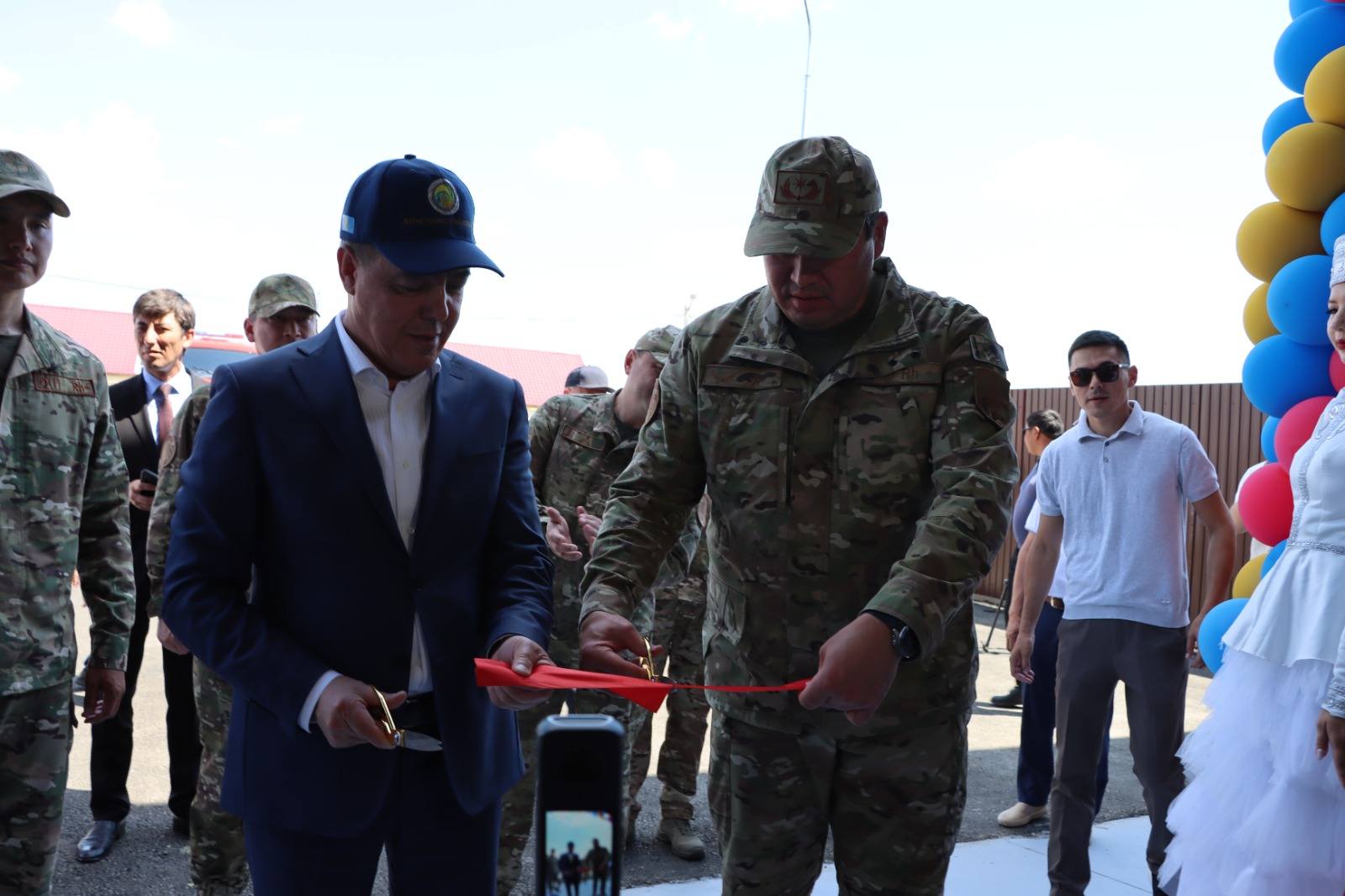 СЫРЫМДА №14 ӨРТ СӨНДІРУ БӨЛІМІНІҢ ЖАҢА ҒИМАРАТЫ АШЫЛДЫ