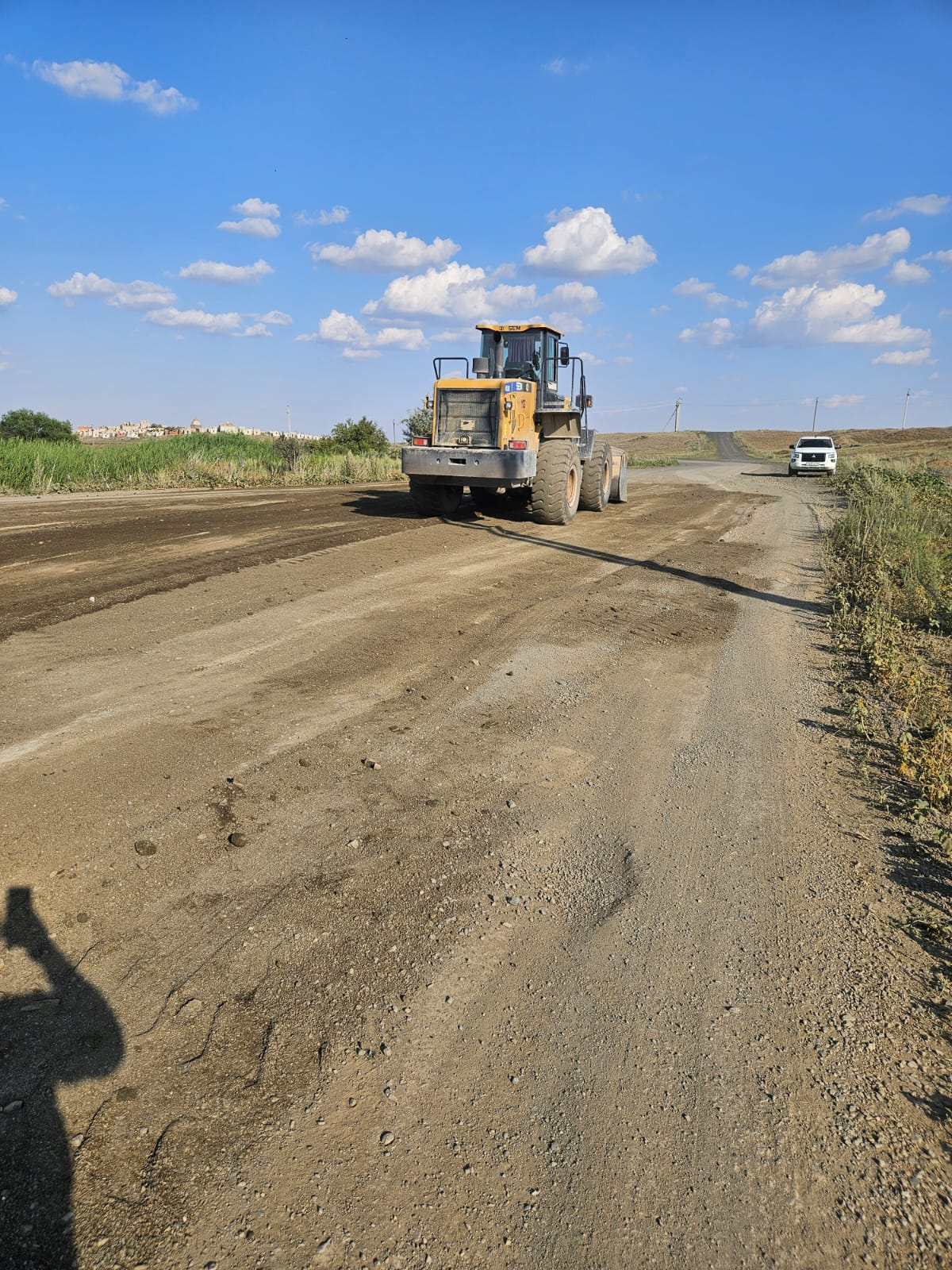 Бершүгір ауылдық округінде  ауылішілік жолдар тегістелді.