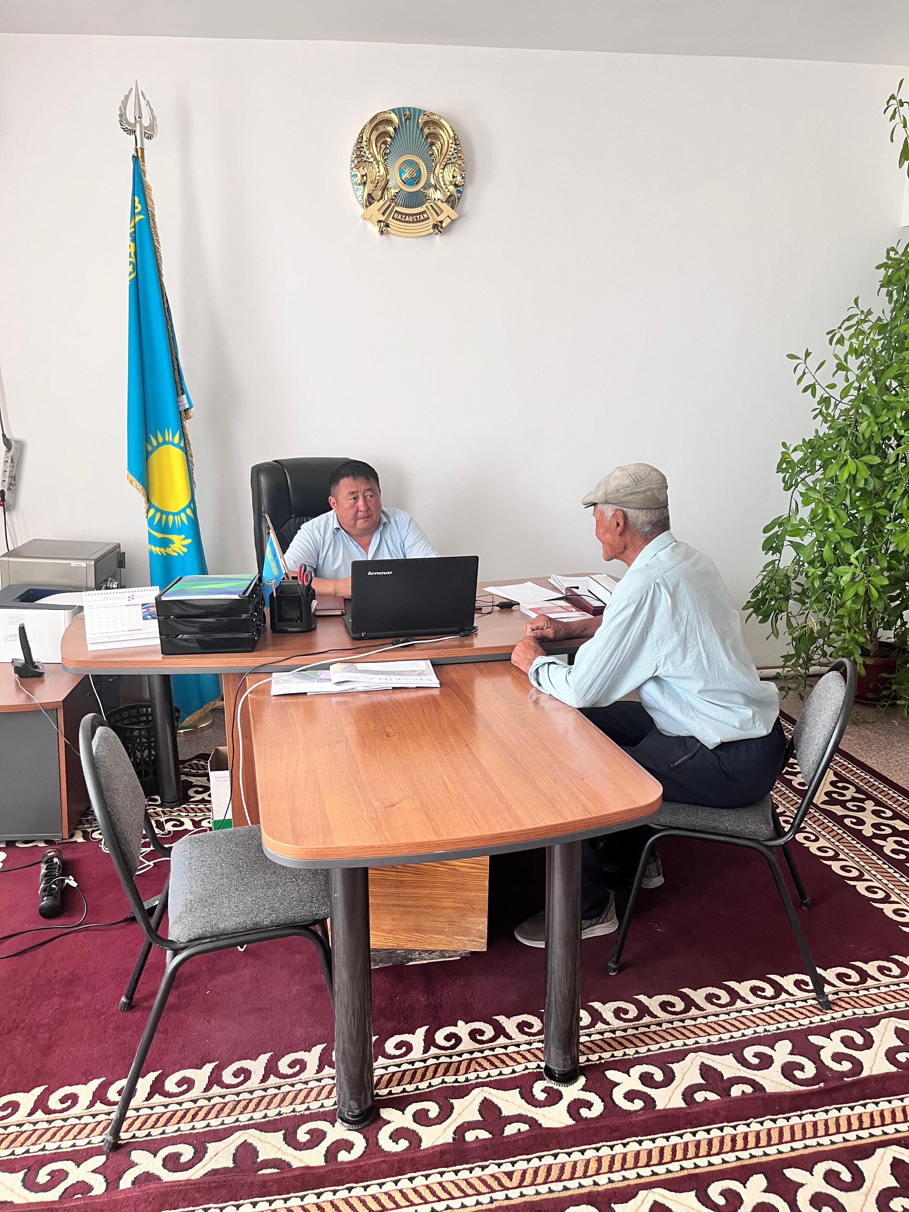 ОКРУГ ӘКІМІНІҢ ЖЕКЕ ҚАБЫЛДАУЫ ӨТТІ