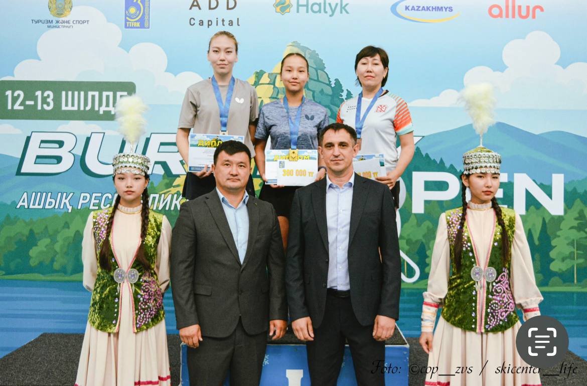Елордалық спортшылар үстел теннисінен «Burabay Open» турнирінде жүлделі орындардан көрінді
