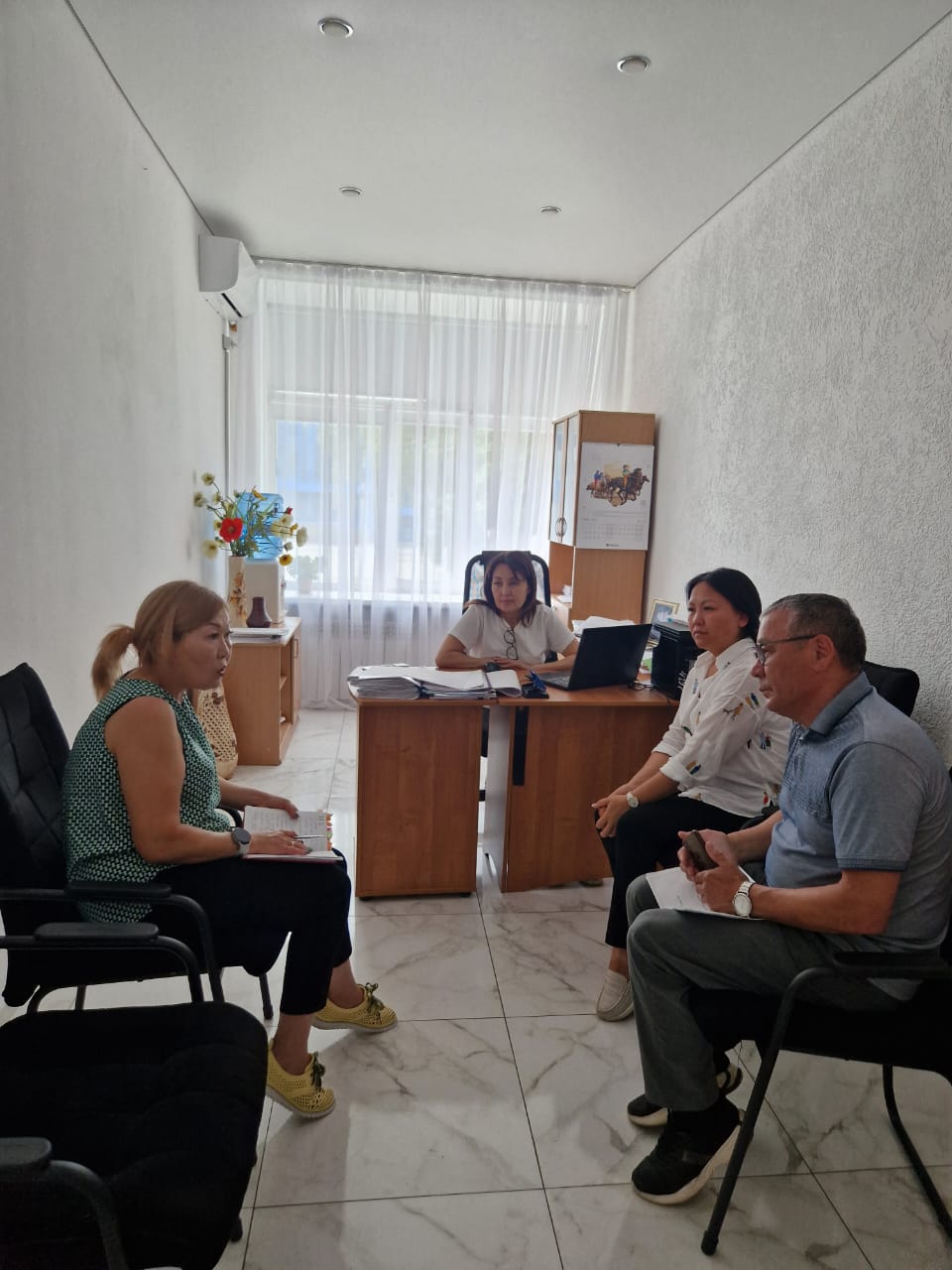 Жаңа оқу жылына дайындық мониторингісі  (колледждерге бару)