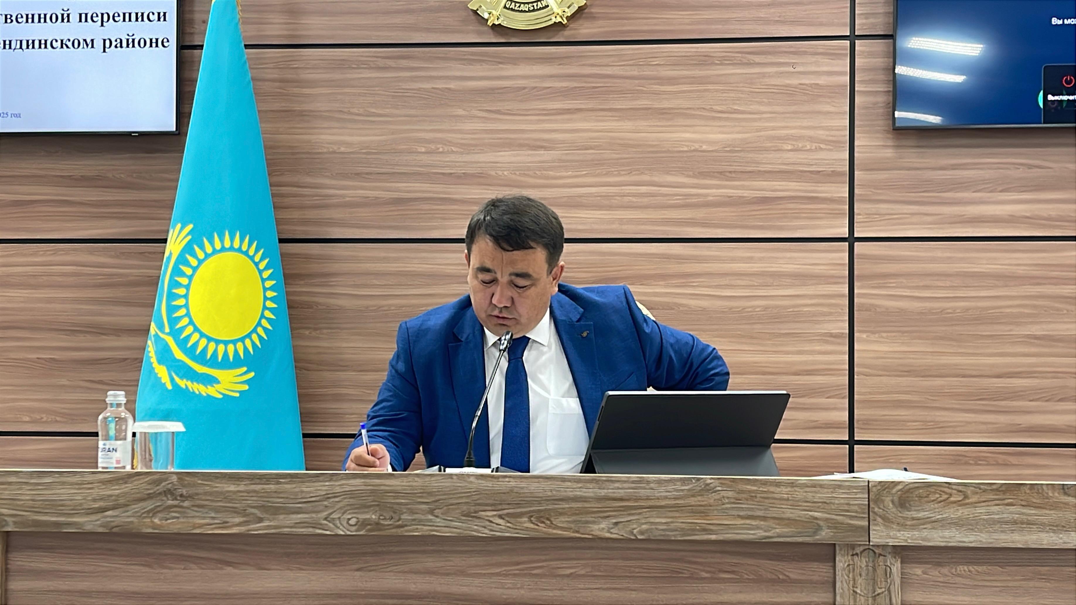 Под председательством акима района состоялось очередное аппаратное совещание.