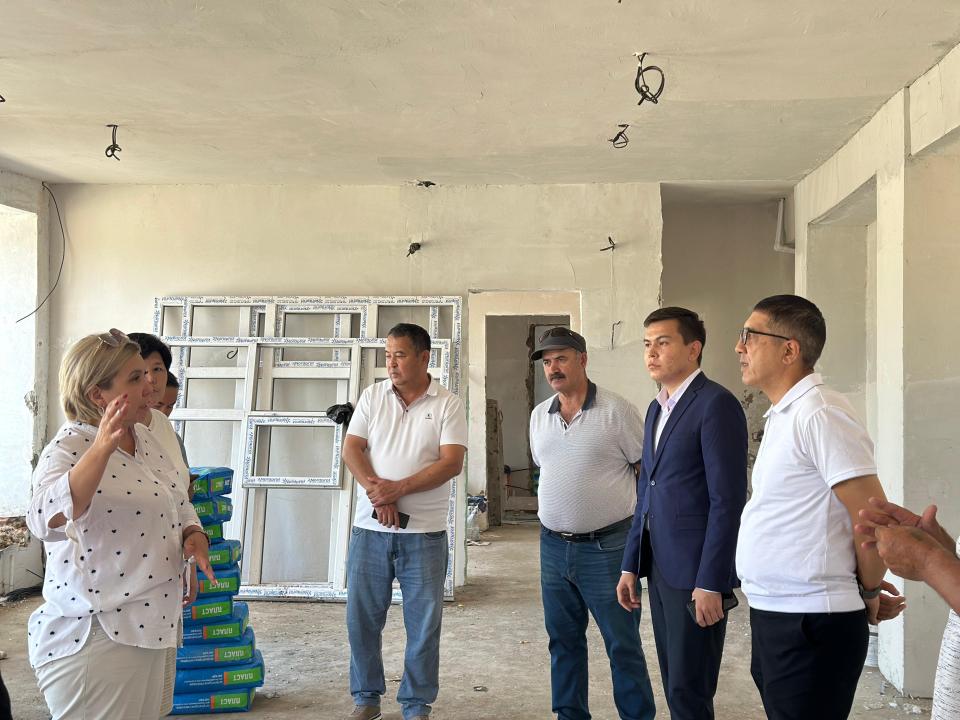 Қоғамдық кеңес мүшелері Алға ауданындағы әлеуметтік нысандарды аралады