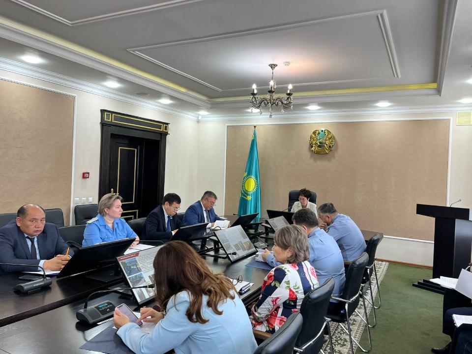 Ақмола облысы әкімдігінде құқық бұзушылықтың алдын алу жөніндегі комиссия отырысы өтті