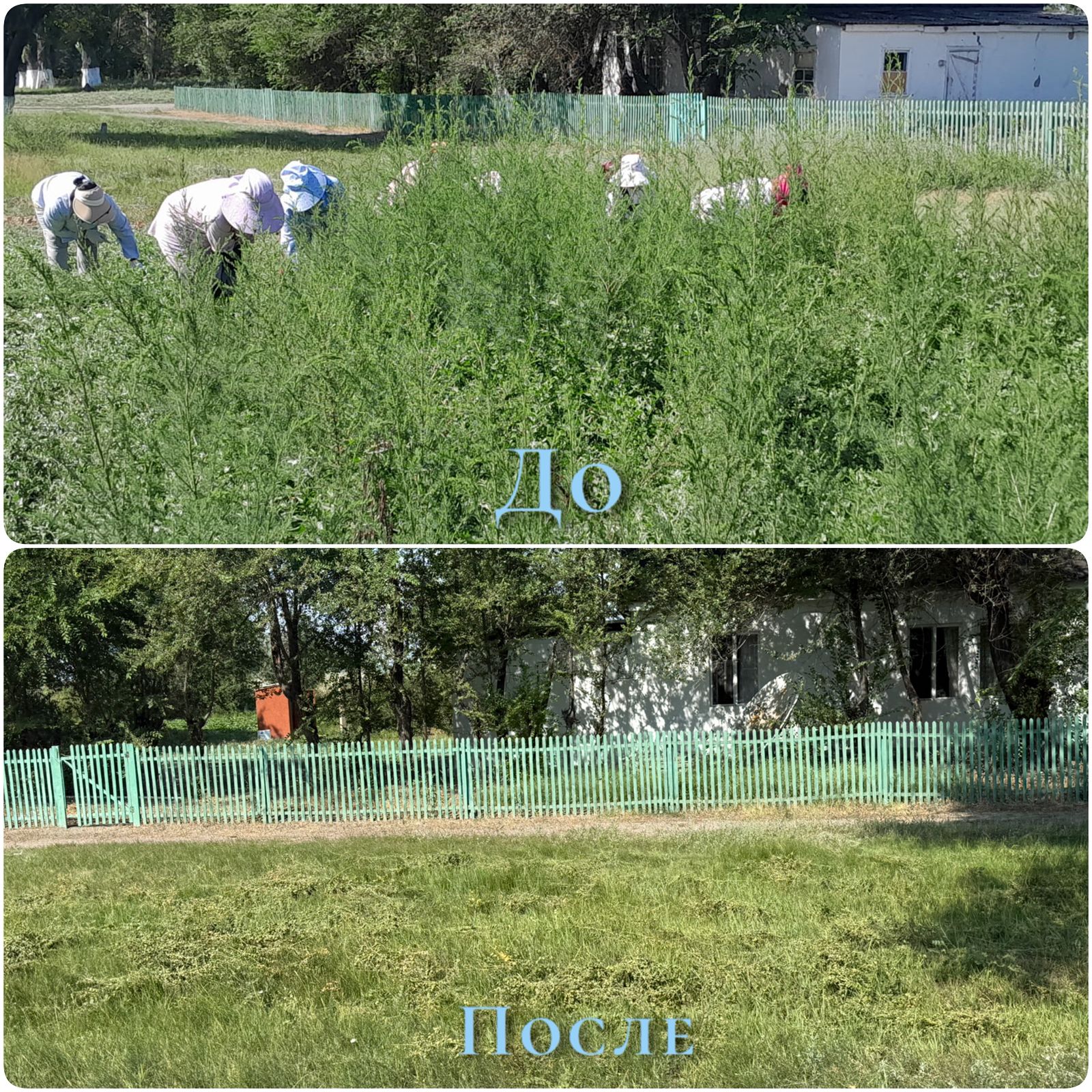 📌 Ескелді ауылдық округі бойынша «Бұрын – Қазір» форматындағы нақты істер жалғасын табуда