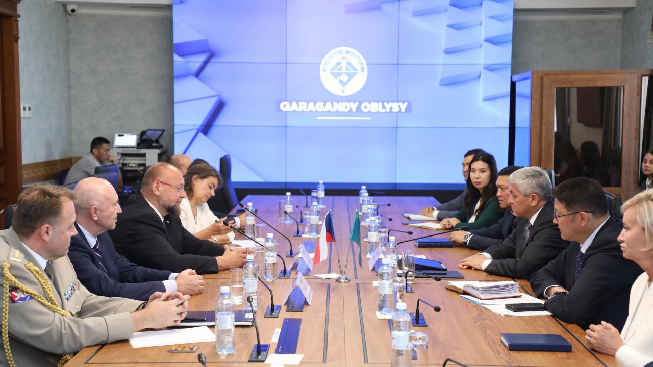 Қарағанды облысына Чехия делегациясы келіп қайтты