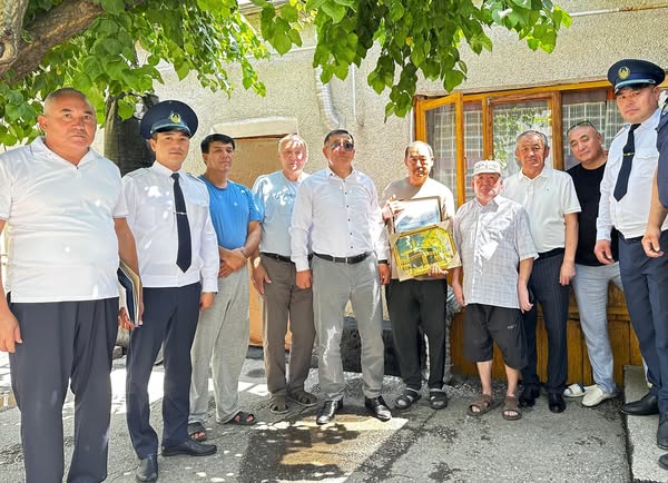 Түркістан облысында Ішкі істер органдарының ардагерлеріне құрмет көрсетілді