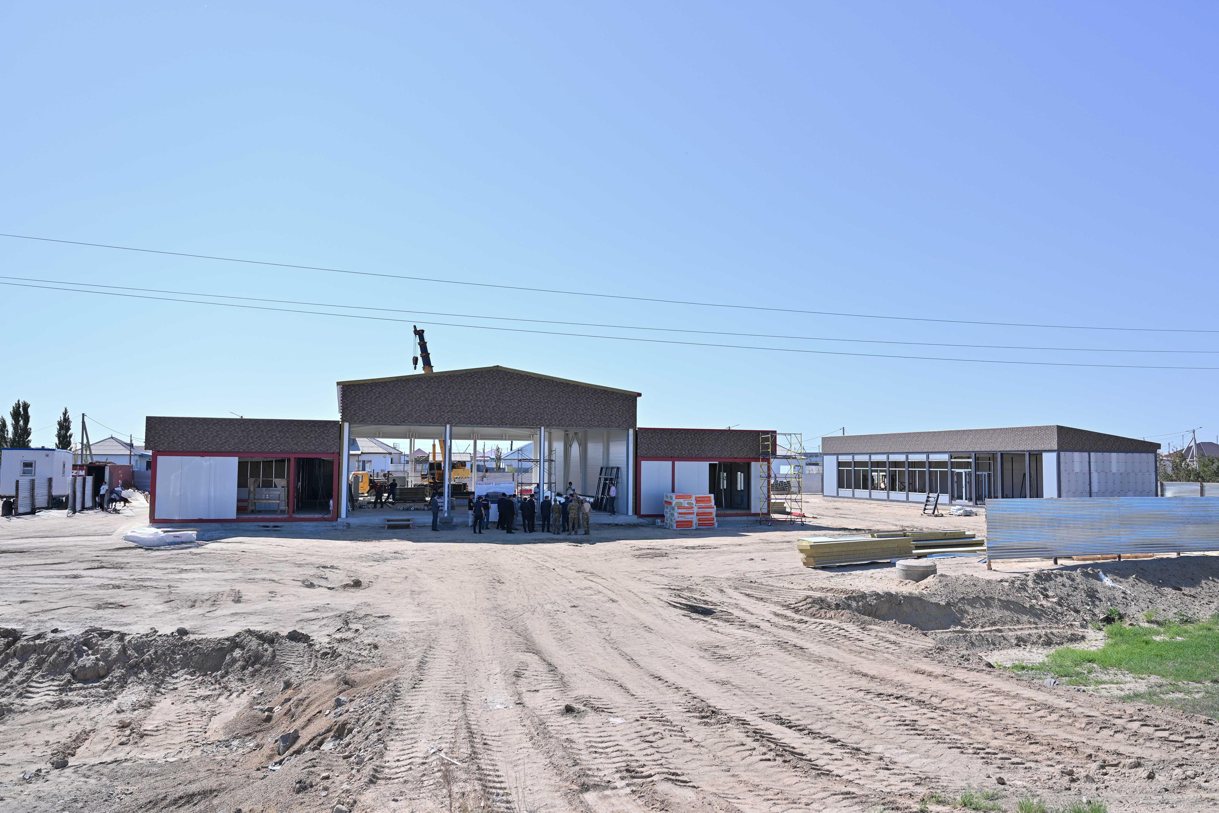 Семейде өрт сөндіру депосының құрылысы жүргізілуде