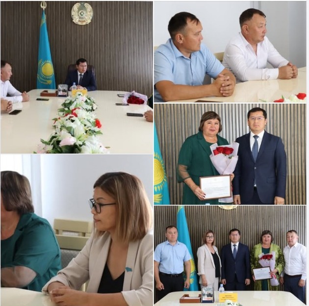 АУДАН ӘКІМІ ШЫҢҒЫРЛАУ АУЫЛЫНЫҢ ТҰРҒЫНЫ ГАЛИНА ВОЛКОГОНДЫ ҚАБЫЛДАДЫ