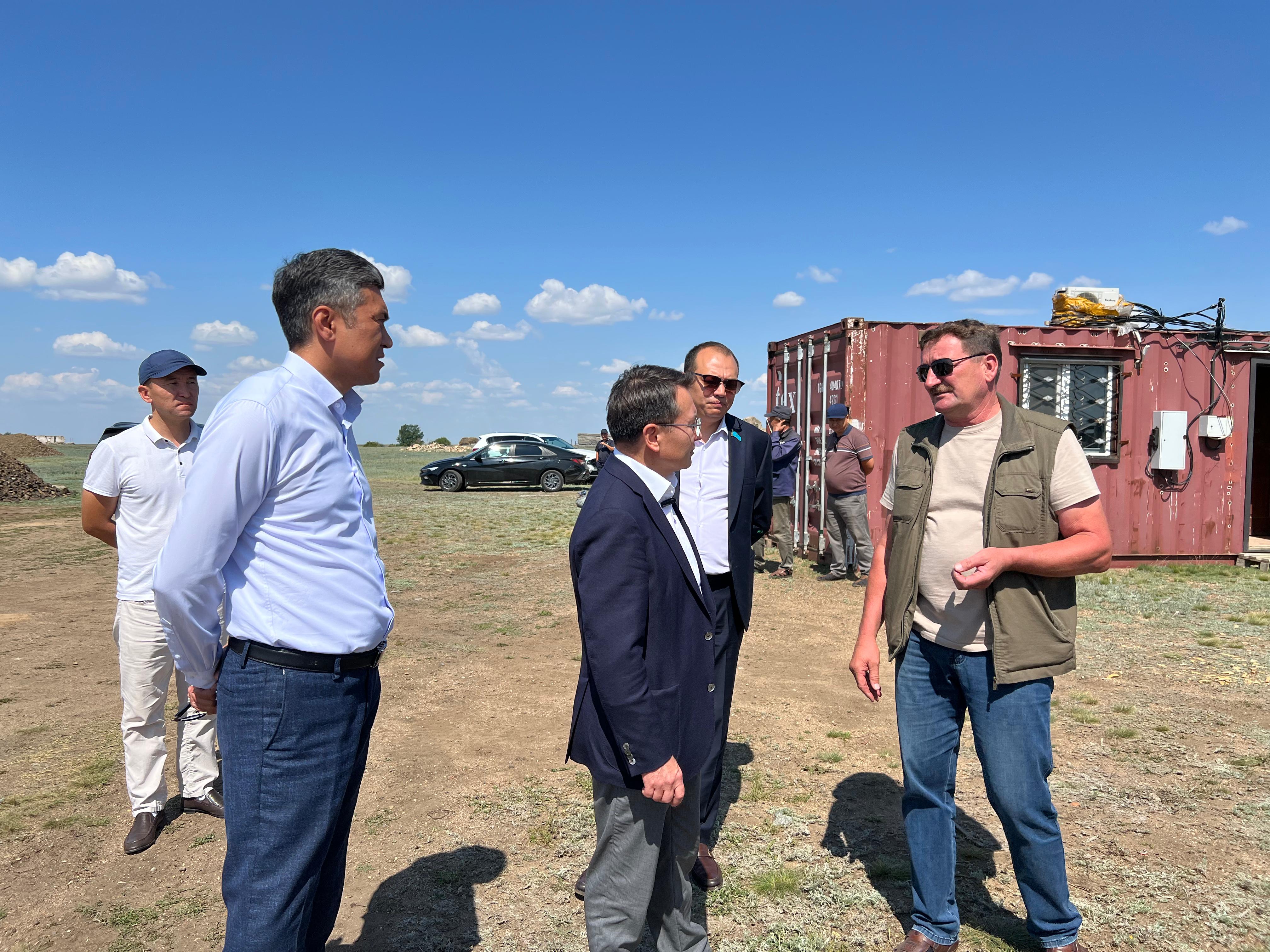 Степногорск қаласының әкімі ауылдық елді мекендерге жұмыс сапарымен барды